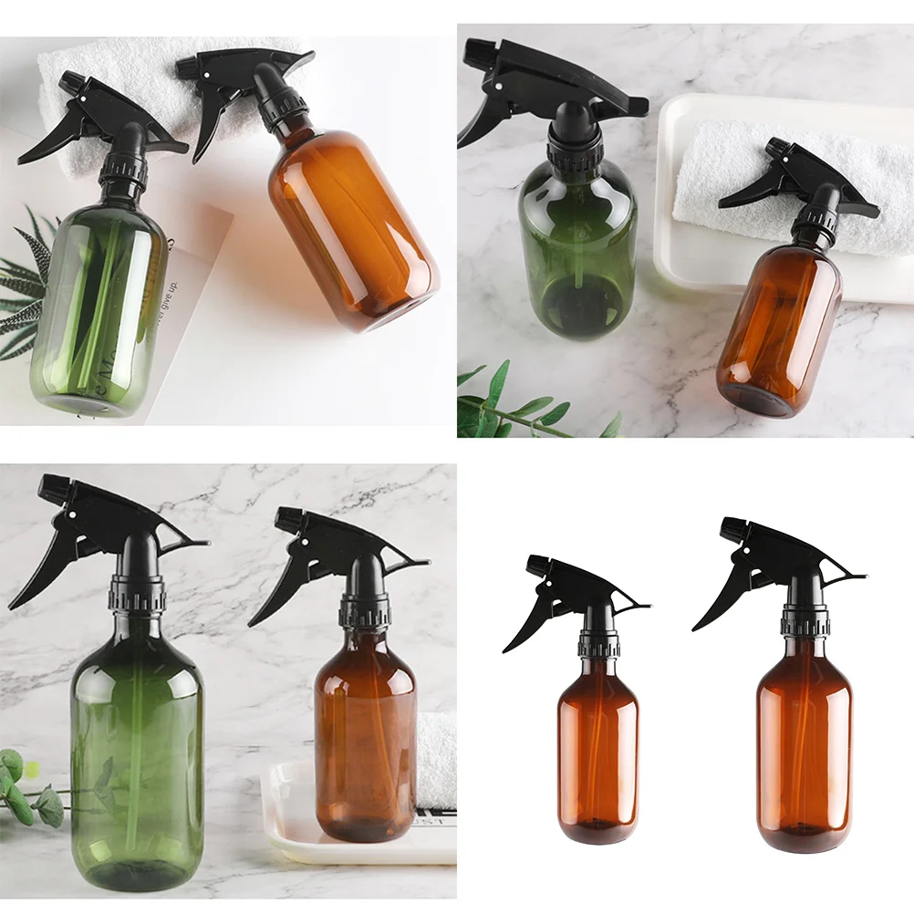 

2Pcs Water Sprayer Plastic Bottle Leakproof Large Capacity Squeeze Trigger for Hair Body Spray Plant Watering Succulents