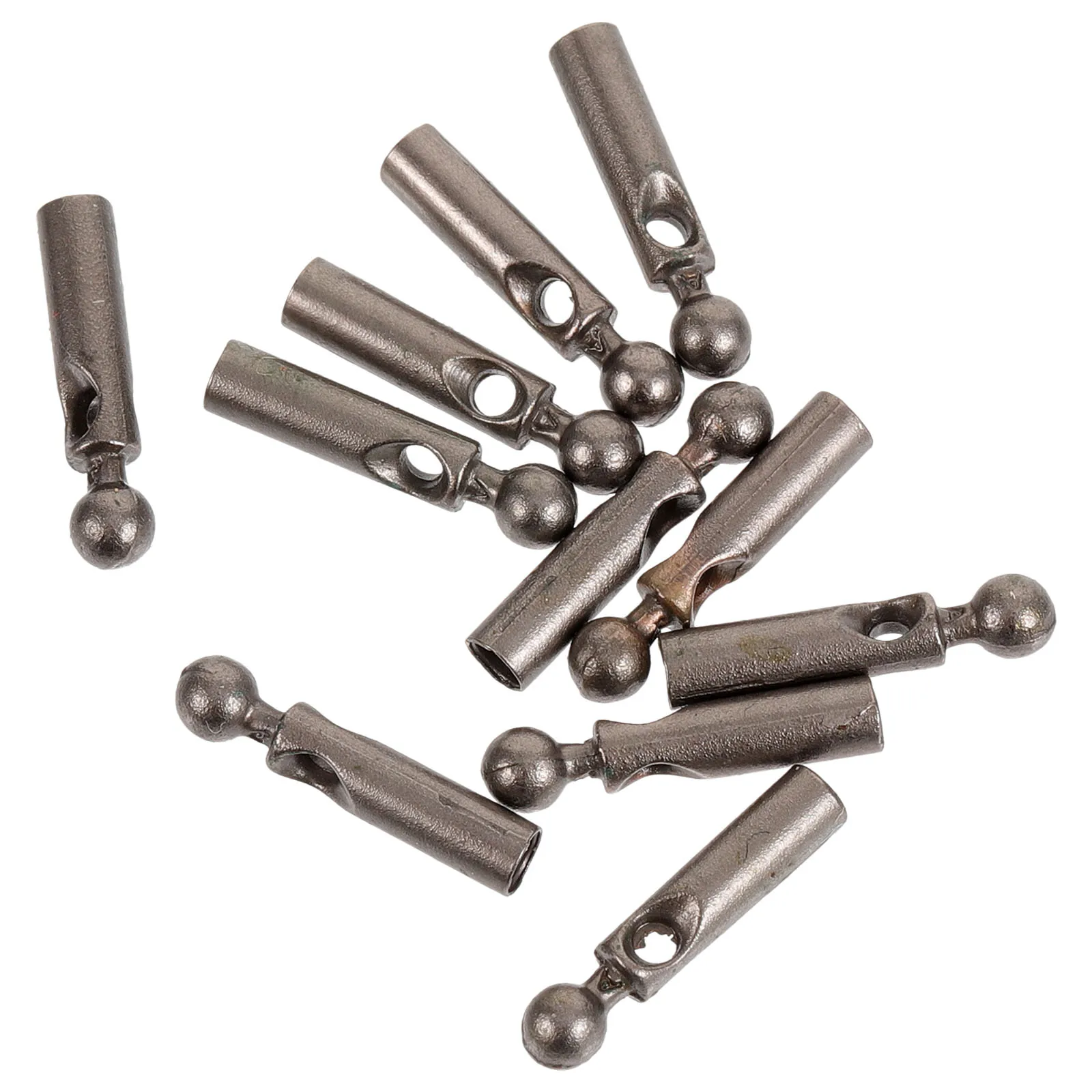 

11 pcs Metal Umbrella Tail Beads Durable Repair Accessories Foldable Umbrella Replacement Bone Covers Sunshade