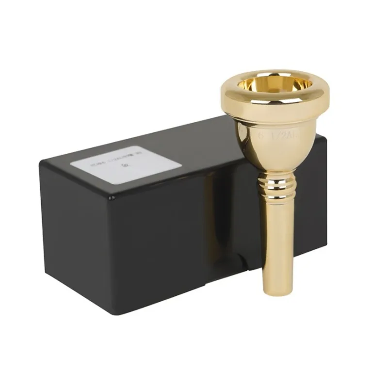 Brass Tenor Trombone Mouthpiece Professional Premium Aesthetic Smooth 6 1/2 AL Narrow Mouthpiece Brass Instrument Accessories