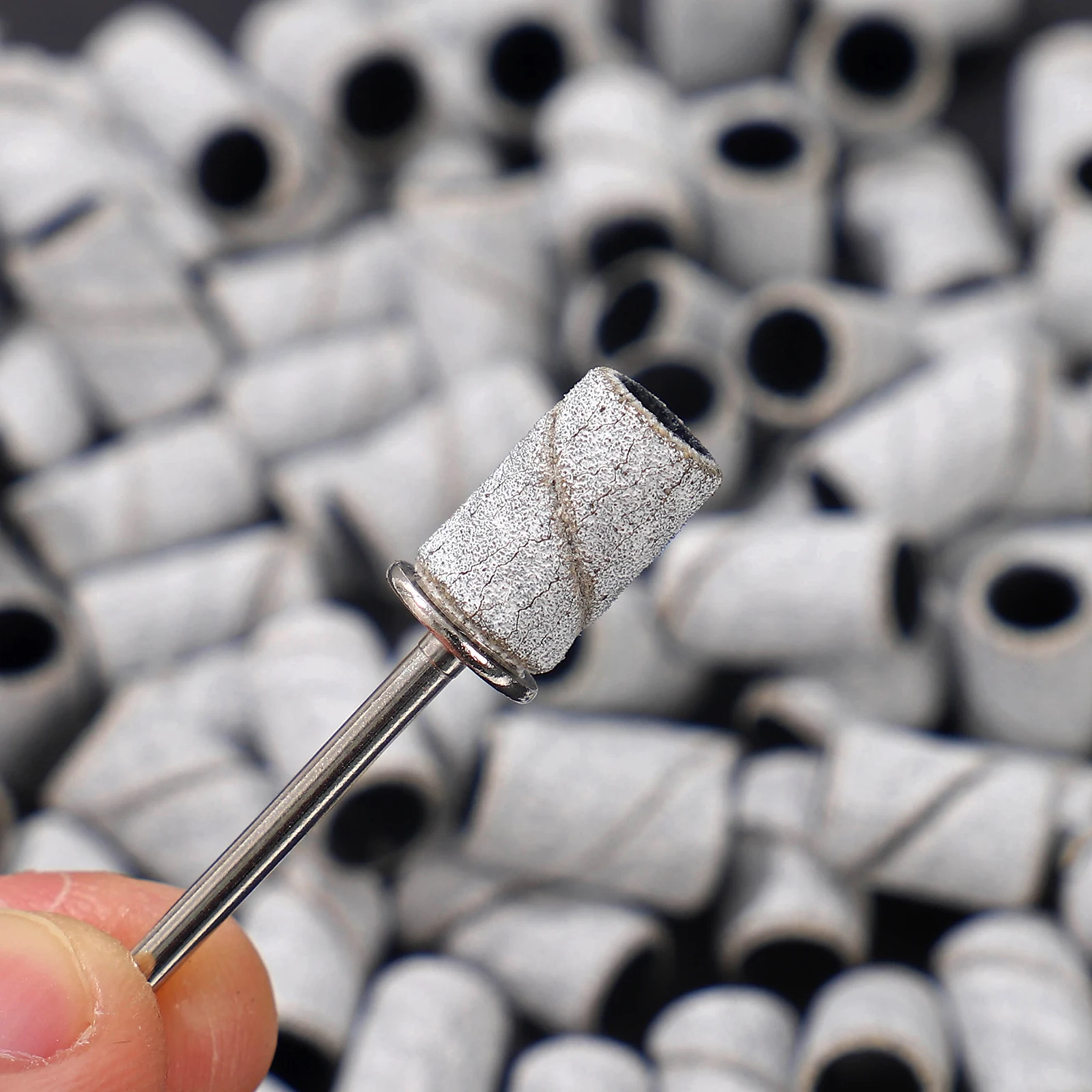 80 # 150 # 240 #   เครื่องตะไบเล็บแบบวงแหวนลายม้าลาย หัวเจียรสำหรับดูแลเท้า ขัดเงา ทำเล็บ กำจัดเจลขัดเล็บ อุปกรณ์เปลี่ยนหัวเจียร