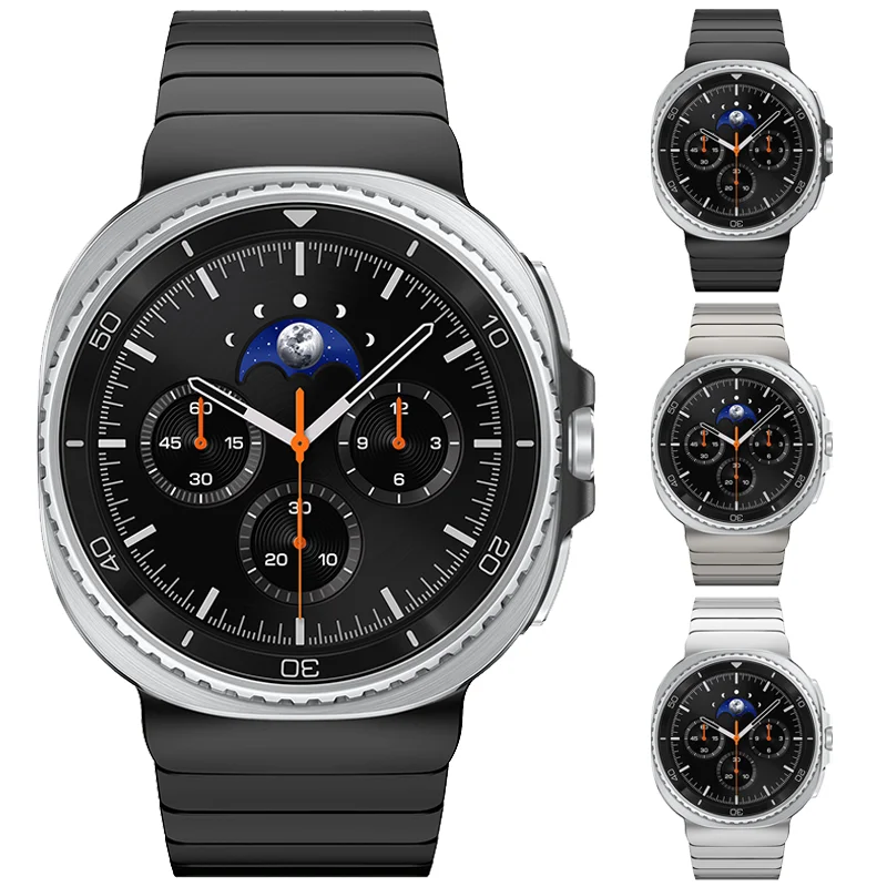 

Luxury Stainless Steel Strap For Samsung Galaxy Watch 8 40mm 44mm Metal Band For Samsung Watch 8 Classic 46MM Men Sport Bracelet