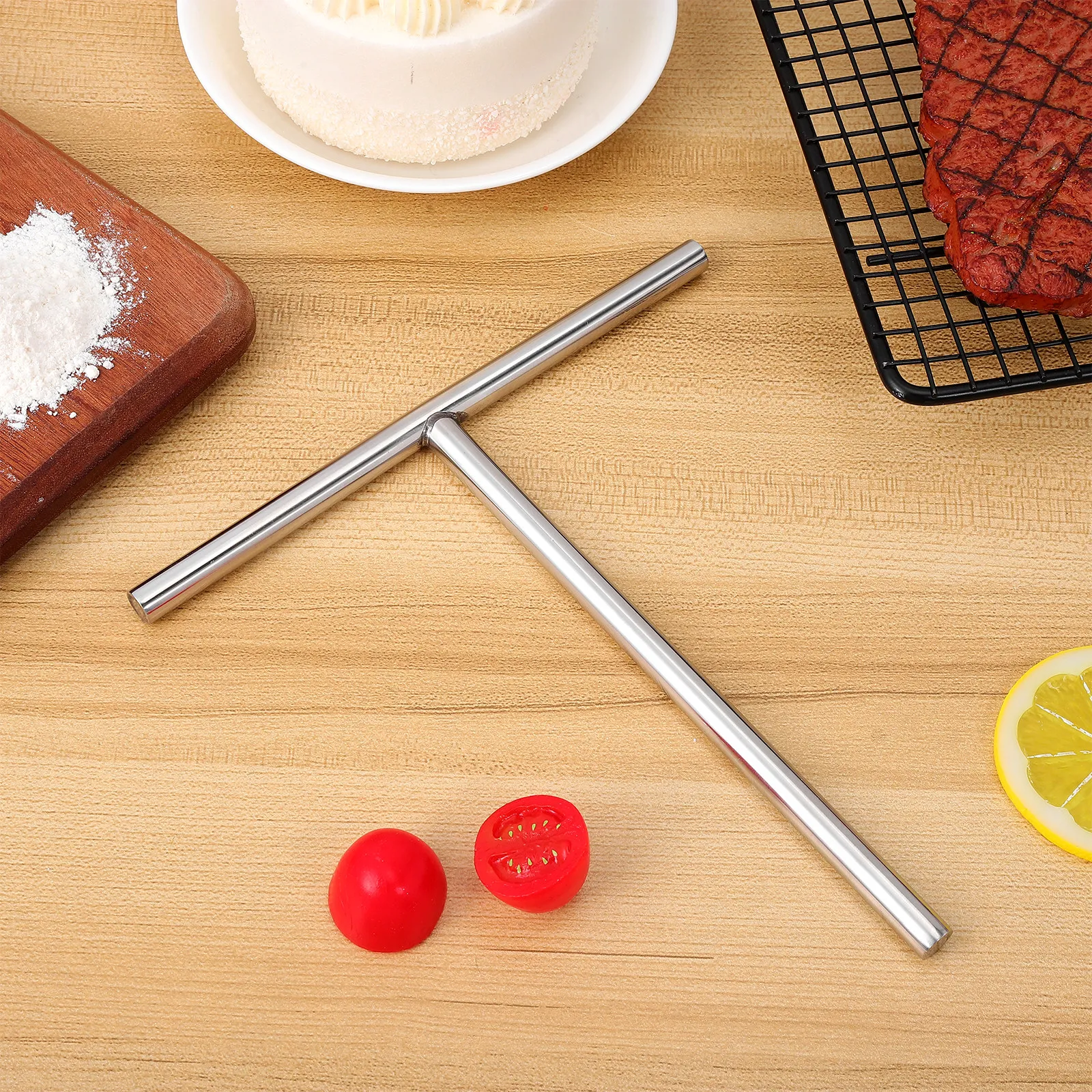 Picture 3: Stainless Steel Pancake Spreader Tool Crepe Batter Distributor for Perfect Thin Round Pancakes Omelets Flatbreads Commercial