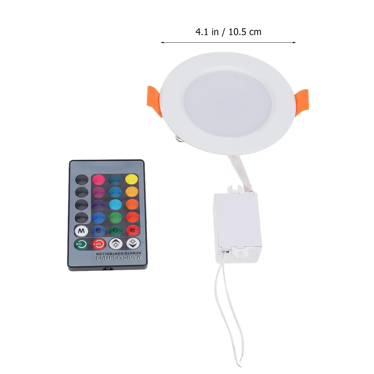 3W Rgb Aluminum LED Lamp Remote Control Color Light Spotlight Indoor Ceiling Downlight Saving for Home Office