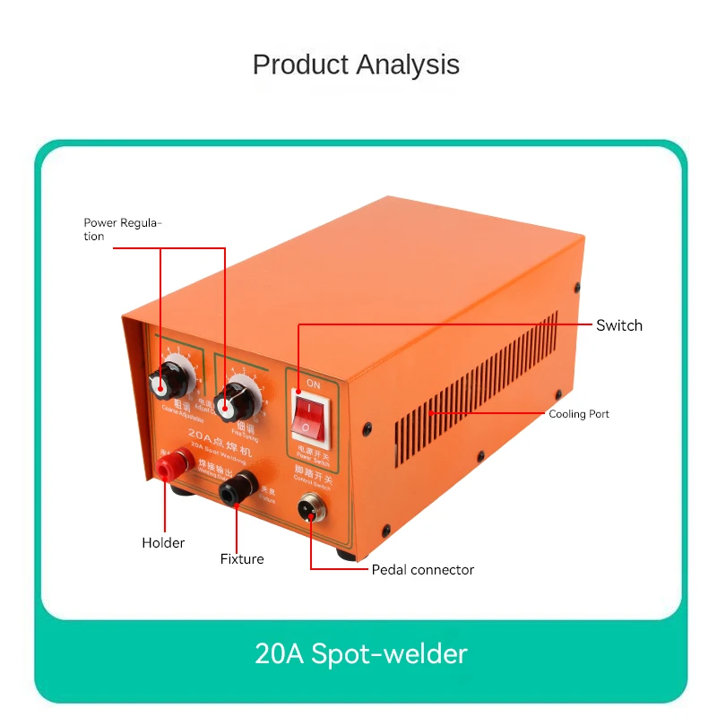 Portable 20A 50A mini soldadora joyeria tig welding machine portable gold silver laser spot welder for jewelry repair