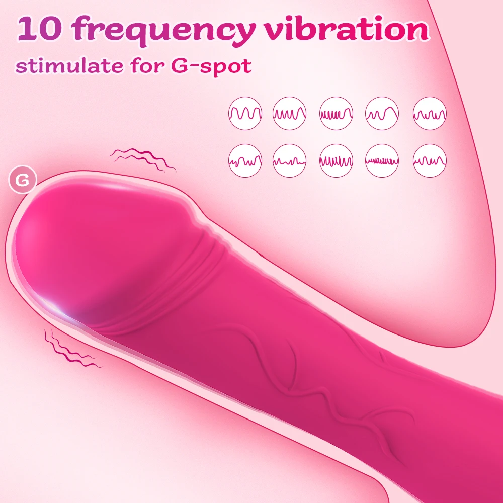 G Spot Vibrator for Women Vagina Clitoris Massarger Clit Stimulator Soft Silicone Female Masturbator Adult Sex Toys for Woman