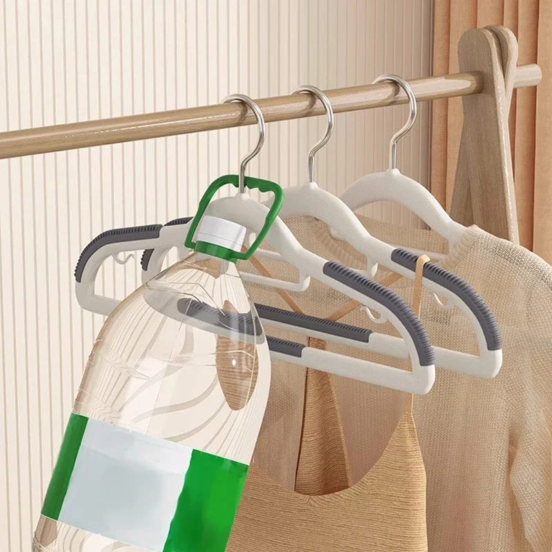 10pcs Baby  Hanger Non-slip Hanger For Clothes Closet Storage Racks Assembly Portable Multipurpose Drying Clothing