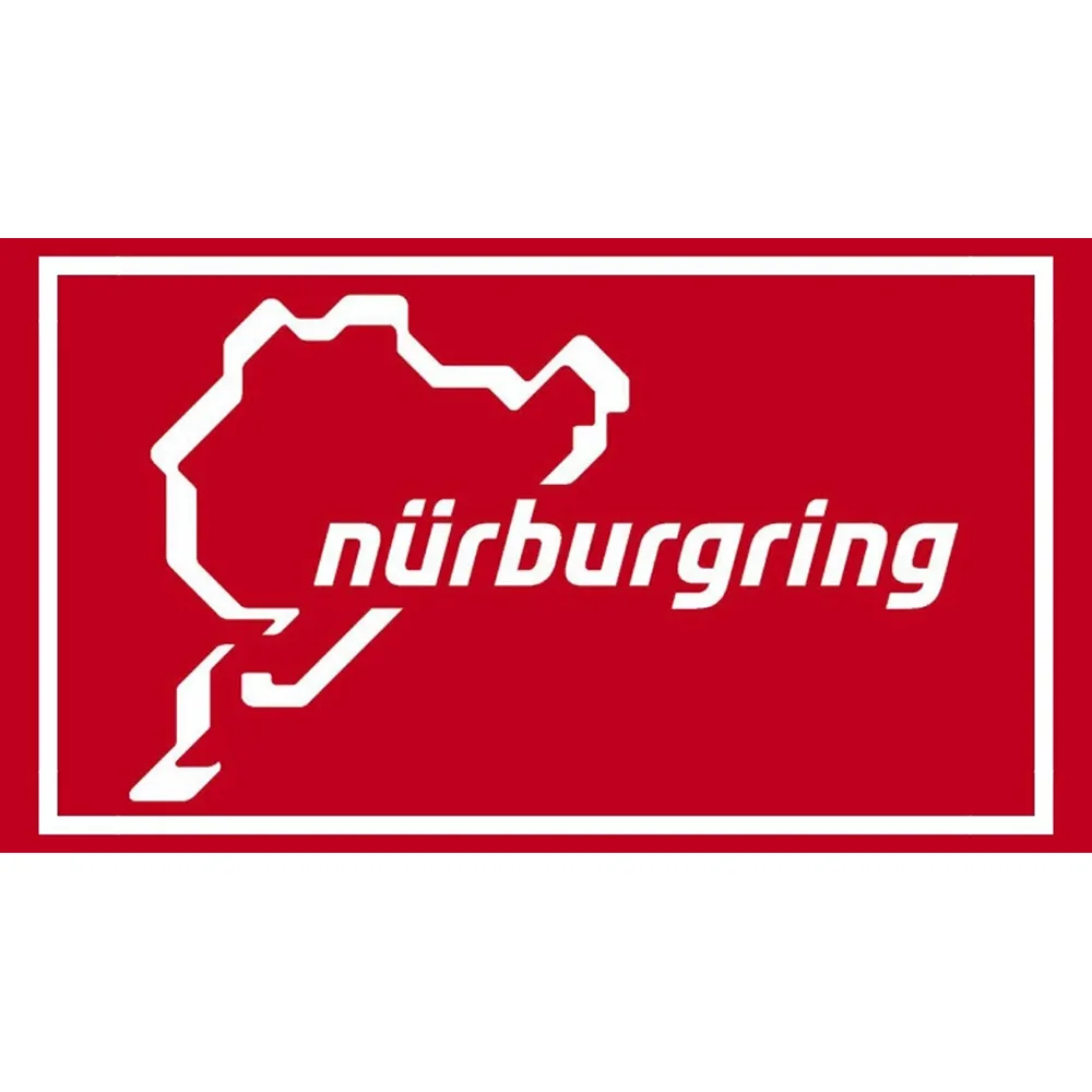 CUSTOM Nurburgrings FLAG WITH RED 90x150cm for PARTY Decoration CLUB BANNER