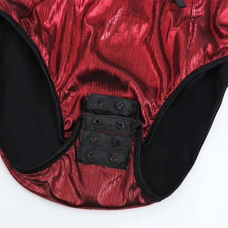 ROLECOS Original Japanese Sexy Bunny Suit Festival Party Red Sexy Jumpsuit Women Hanging Neck Style Bunny Girl Costume