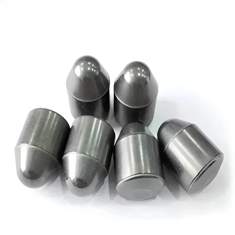 Tapered hard alloy ball teeth, oil mine rock impact drill bit alloy teeth