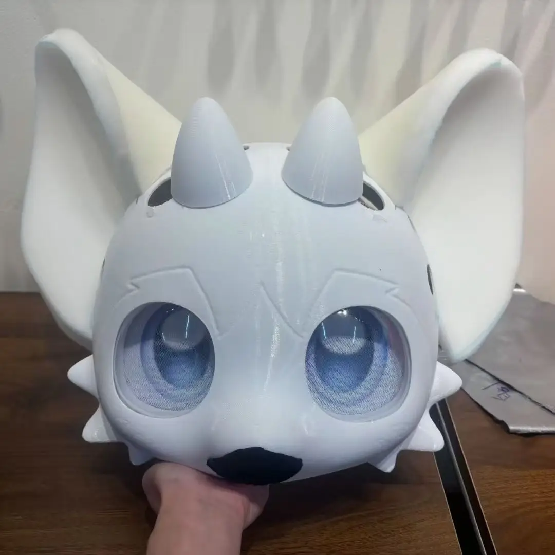 Kemono Short Kiss Cute Feline Canine Animal Suit Skull PETG Furry DIY Semi-finished Kit Anime Conference Role-playing Party
