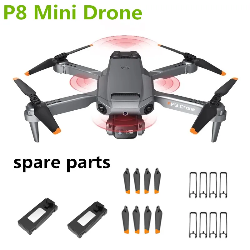 

P8 Mini Drone Original Accessories Battery 3.7V 1800Mah Propeller Maple Leaf /USB Cable Use For P8 Drones Spare Parts