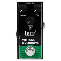 IRIN RF-01 Guitar Effect Pedal Vintage Overdrive Effect Pedal True Bypass Single Guitar Pedal Electric Guitar Parts & Accessory