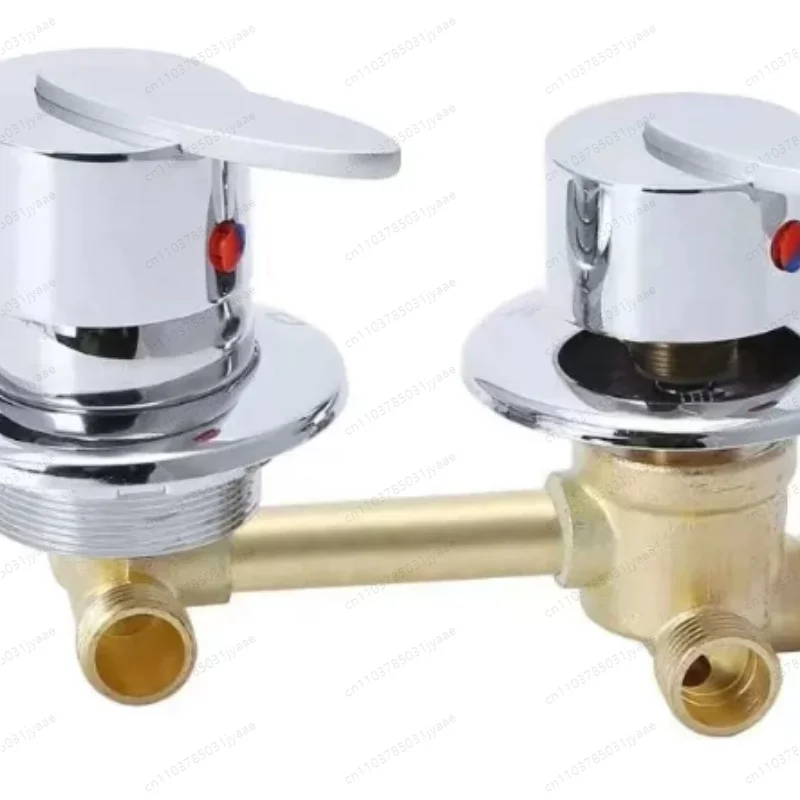 2/3/4/5 Ways Water Outlet Screw Thread Center Distance 10cm Mixing Valve Brass Bathroom Shower Mixer Faucet Tap Cabin