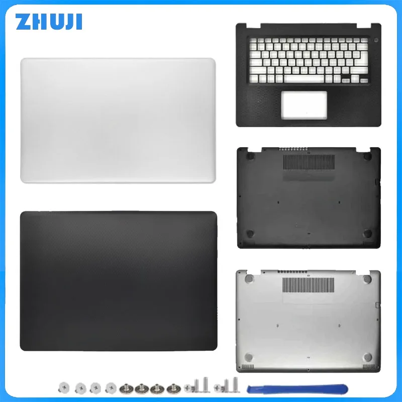جديد لـ Inspiron 14 3480 3481 3482 كمبيوتر محمول LCD الغطاء الخلفي غطاء الشاشة الغطاء السفلي الغطاء السفلي قاعدة Palmrest غلاف لوحة المفاتيح
