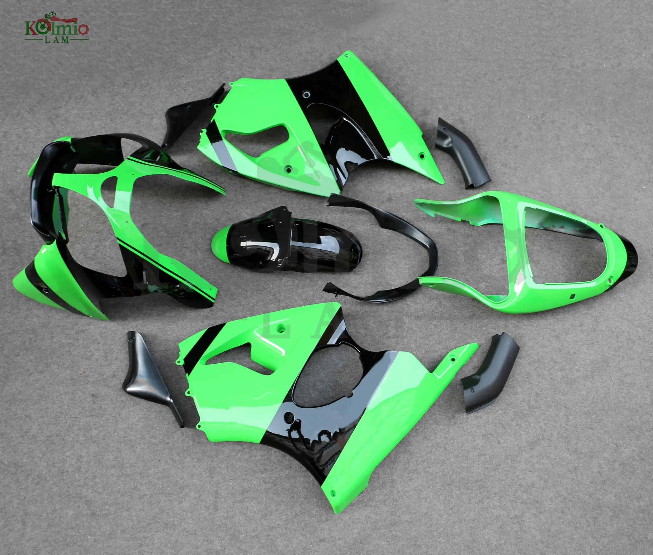 KOLMIO-LAM Popular ABS Plastic Body Fairing Kit for ZX6R 2000 20012002 ZX-6R Motorcycle Fairing Parts！！