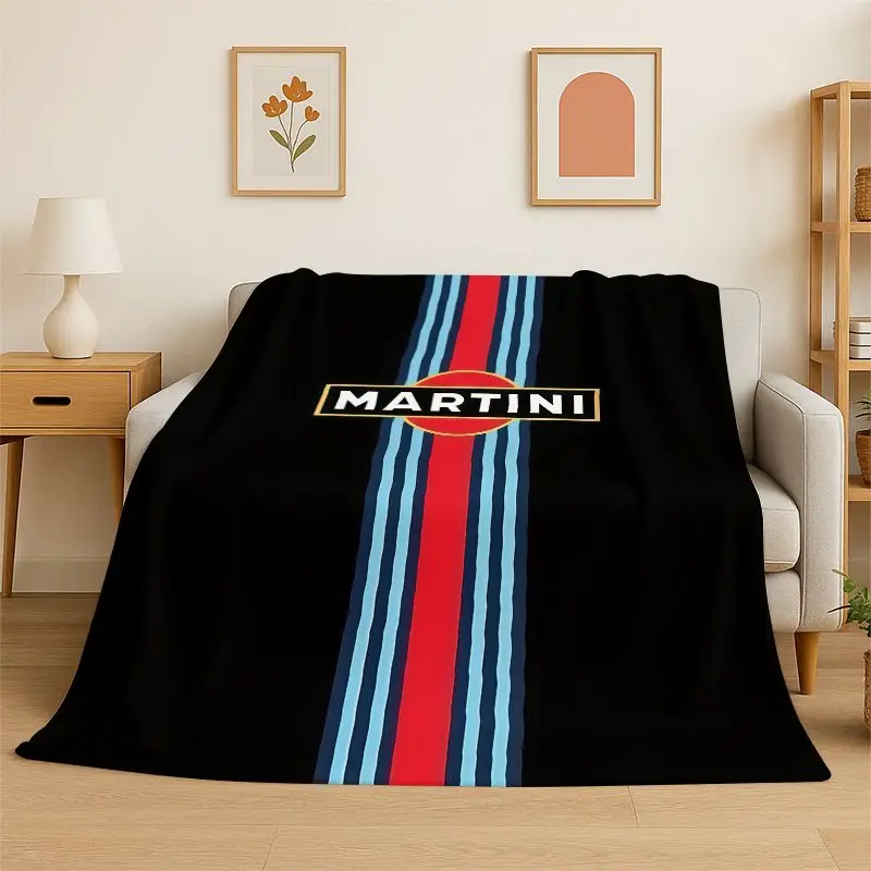Racing Car M-Martini Moto Soft Flannel Throw Blanket,Cozy Blanket for Bed,Couch,Sofa,Bedroom,Living Room,Travel,Picnic kids
