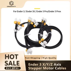 3 Stück Ender-3 X Y Z-Achsen-Schrittmotorkabel und für Ender 3 / Ender 3X / Ender 3 Pro/Ender 3 Prox