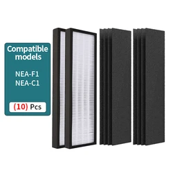 NEA120 True HEPA Filter Compatible with Eureka Instant Clear NEA120 (NEA-F1/ NEA-C1) and Toshiba Smart WiFi (CAF-W36USW) ,2 pack