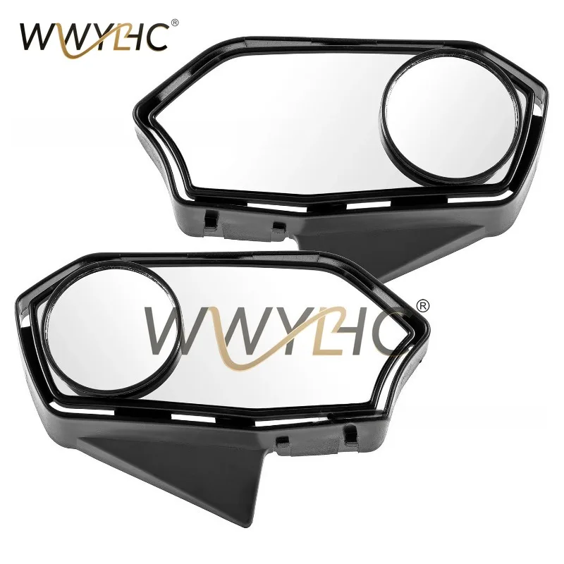 Suitable for XMAX300 2023 Rearview Mirror, Large Field of View, Anti Glare Reflective Motorcycle Rearview Mirror