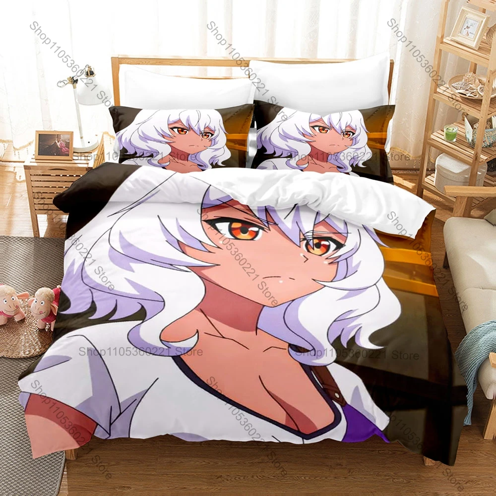 Cool The Fruit of Evolution Anime Print 3PCS Bedding Set Duvet Cover + 2 Pillowcases Soft Bed Linen Bedroom Decor For Anime Mang