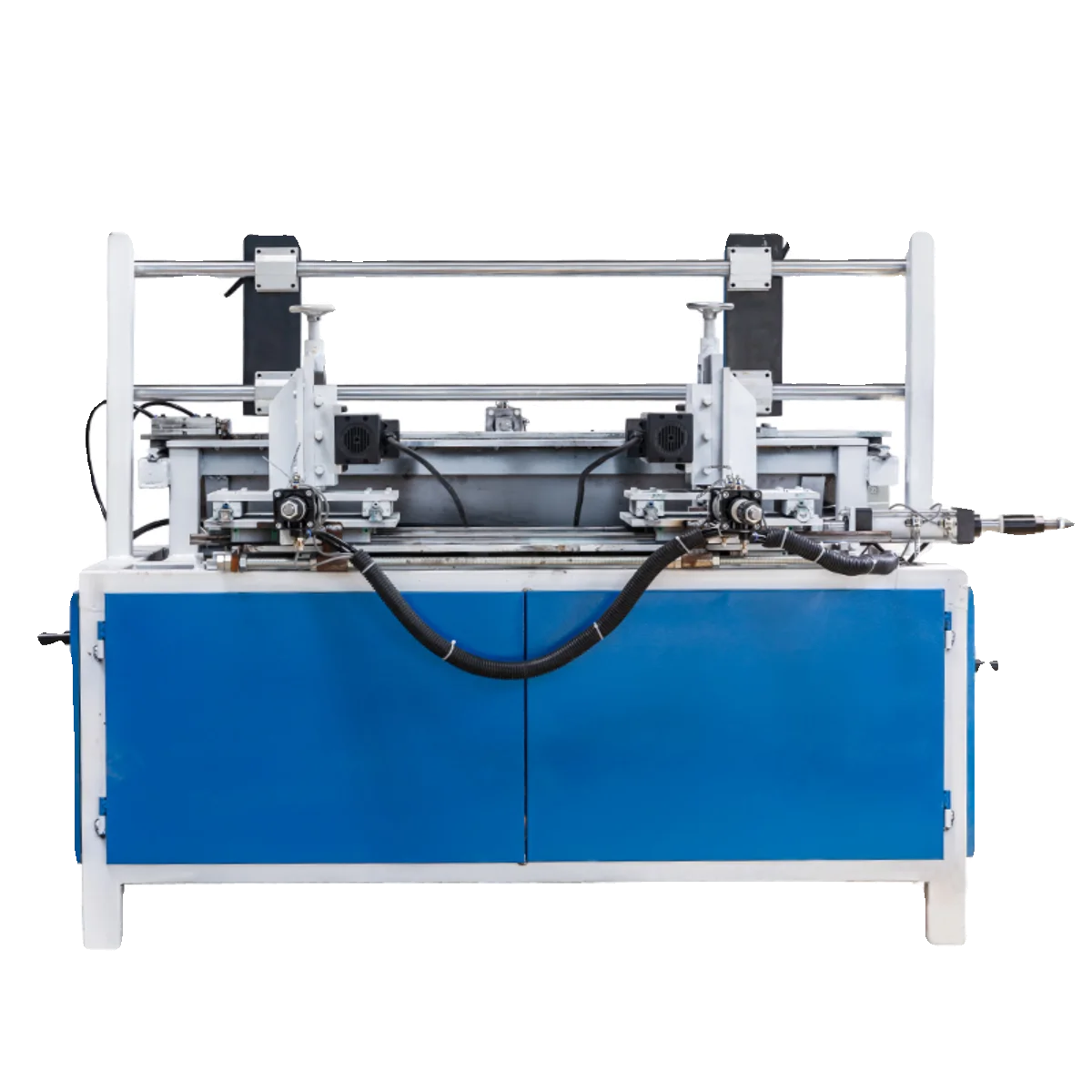 

Customizable woodworking machinery Double-end multi-axis tongue and groove machine