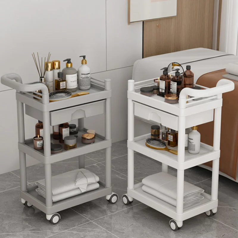 Trolley Makeup Multifunctional Cart Cosmetologist Barber Units Cabinet Furniture facilitate Tray Carrito Para Maquinas De Spa