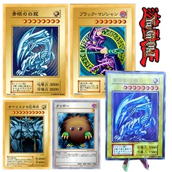 Yu-Gi-Oh DIY CARDS Mirrored metal card Blue-Eyes White Dragon The Winged Dragon of Ra Collectible cards for holiday gifts