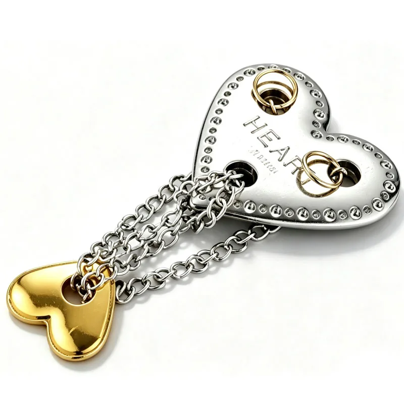 Heart Shaped Metal Puzzle Solving Brain Teasers for Kids Adults Disentanglement IQ Challenge Magic Tricks Educational Gifts