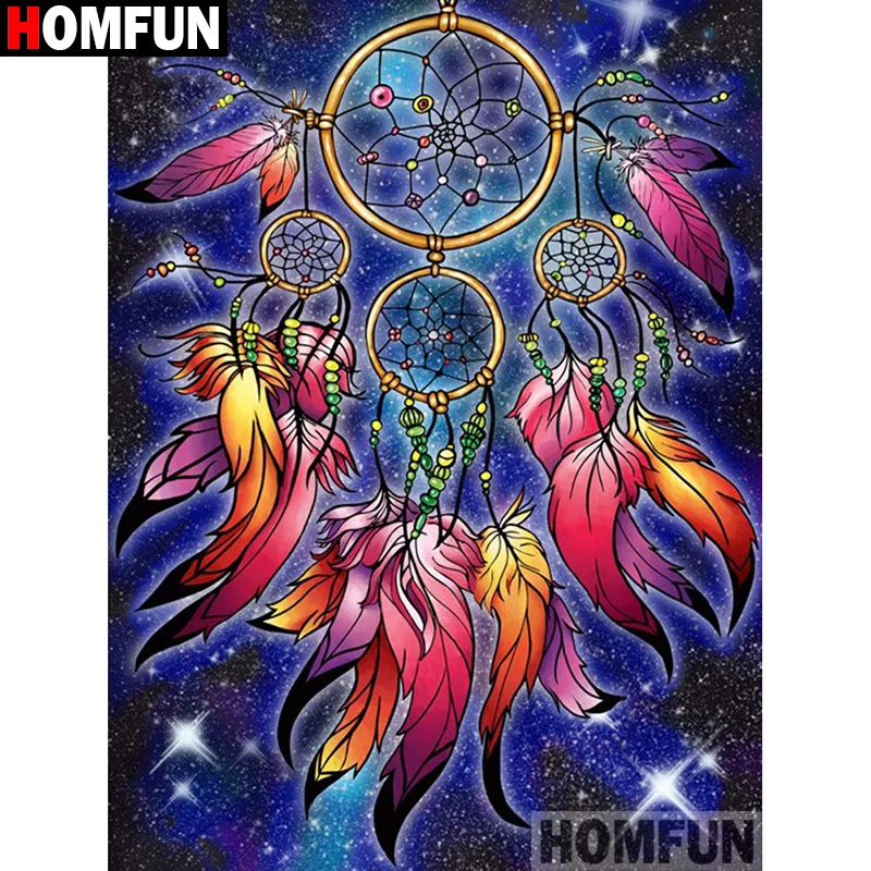 HOMFUN 5d Diamond Painting Full Square/Round 