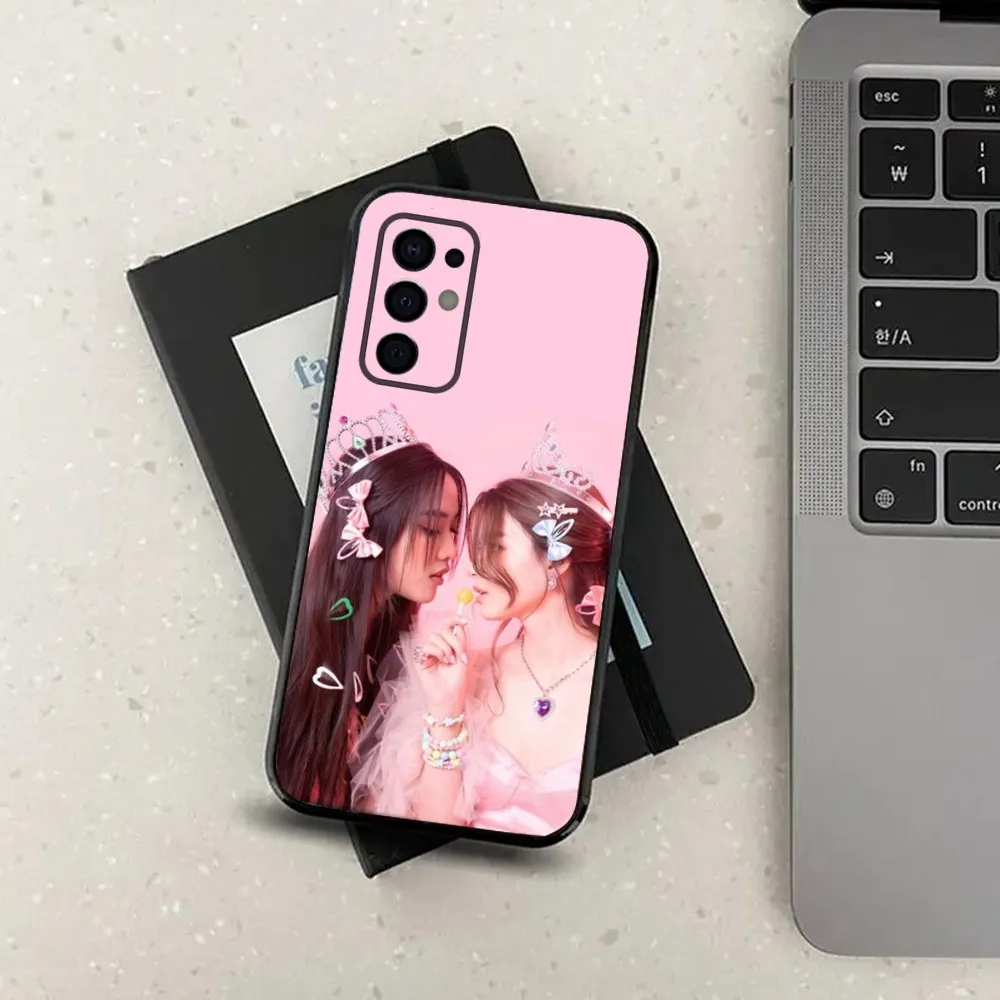 핑크 이론 Freen Becky 전화 케이스 삼성 S24,S21,S22,S23,S30,Ultra,S20,Plus,Fe,Lite,Note,10,9,5G 블랙 소프트 커버
