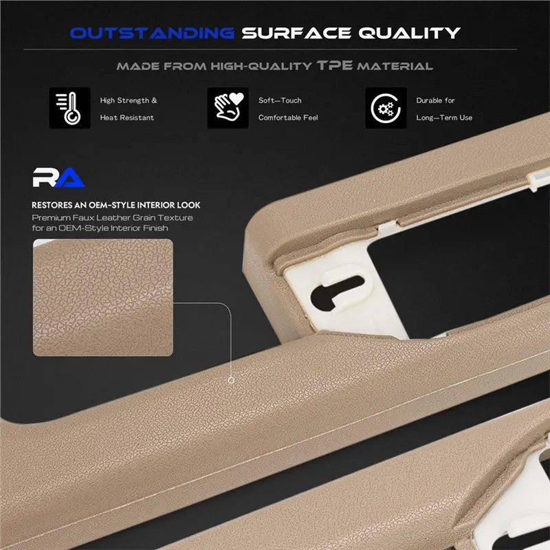 Reliable-For Chevy Silverado GMC Sierra Right Passenger Side Armrest Repair Kit Door Panel Release Handle Above Armrest 25780139