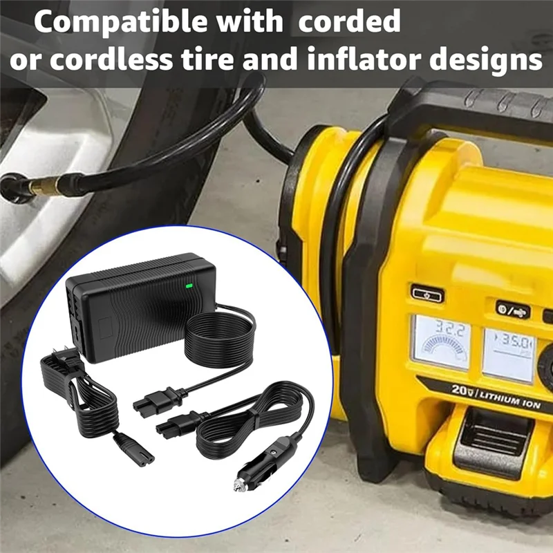 

RALCA-13.8V Charger For 20V MAX Inflator Cordless Tire Inflator Air Compressor Charger Inflator Air Compressor Charger US