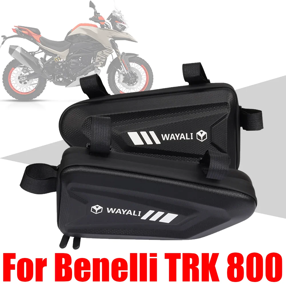 

For Benelli TRK 800 TRK800 Motorcycle Accessories Side Bag Tool Bags Frame Bumper Rod Waterproof Luggage Storage Bag