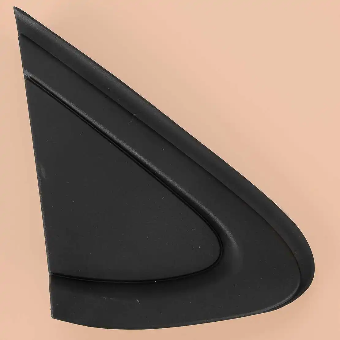 

84106818 Front Right Rearview Mirror Corner Triangle Molding Trim Pillar Cover fit for Chevrolet Cruze 2017 2018 2019 Black ABS