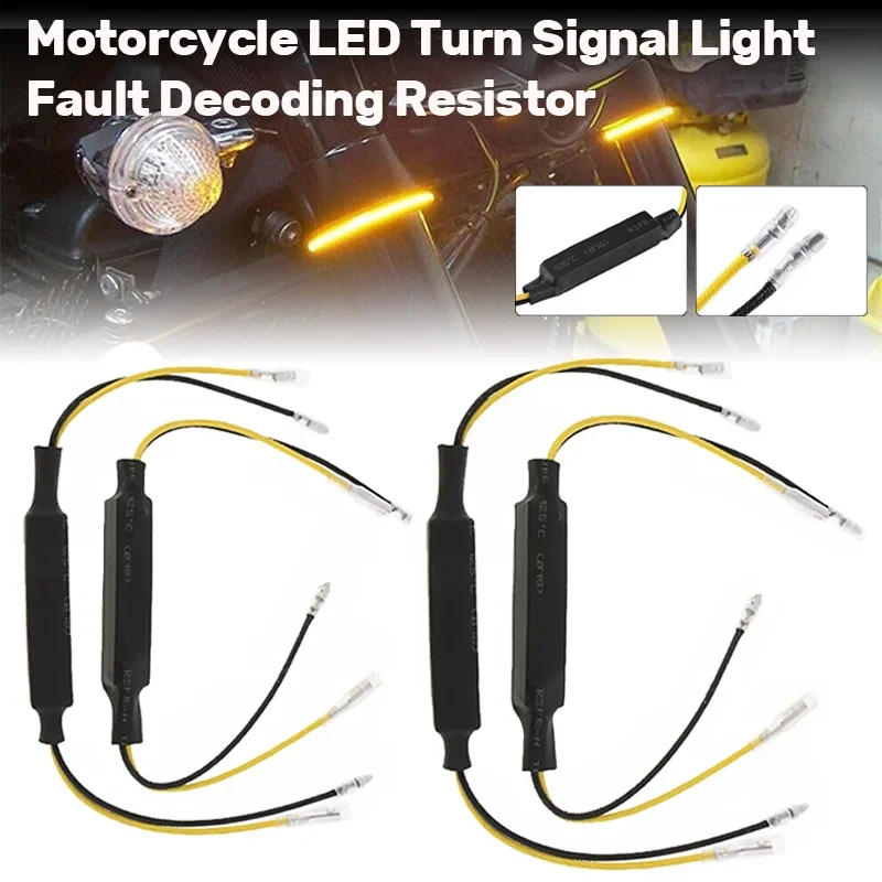 12V 21W Resistance Decoder For Motorcycle LED Turn Signal Lamp Fault Eliminator Flasher Indicator Light Moto Accessories