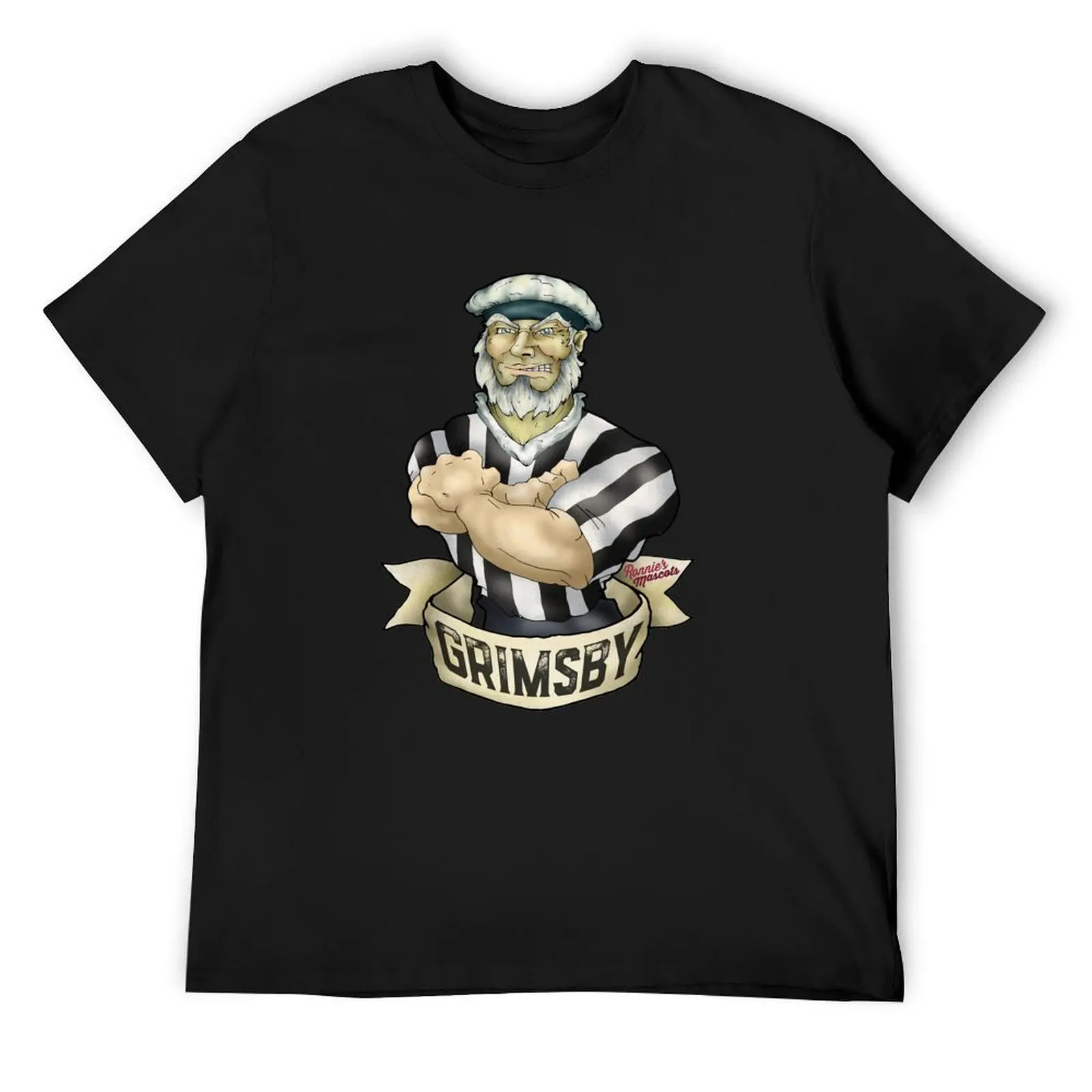 Grimsby Town Mariner Mascot T-Shirt anime tshirt cute clothes oversized graphic tee mens graphic t-shirts pack