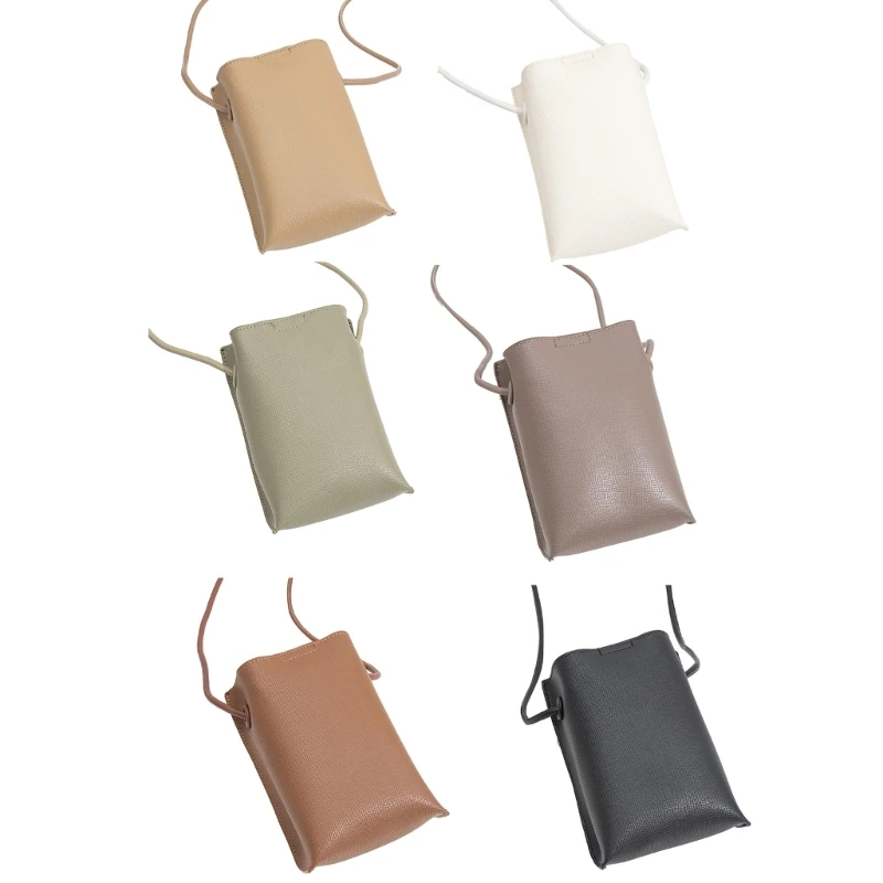 

Compact Vertical Phone PU Shoulder Bag Perfect for Fashionable Individuals