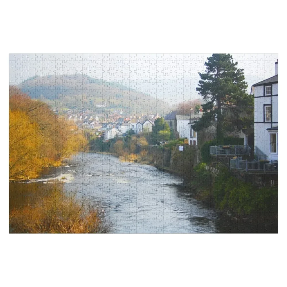 

River Dee Flowing On A Misty Day Jigsaw Puzzle Personalized Baby Object Toys For Children Puzzle