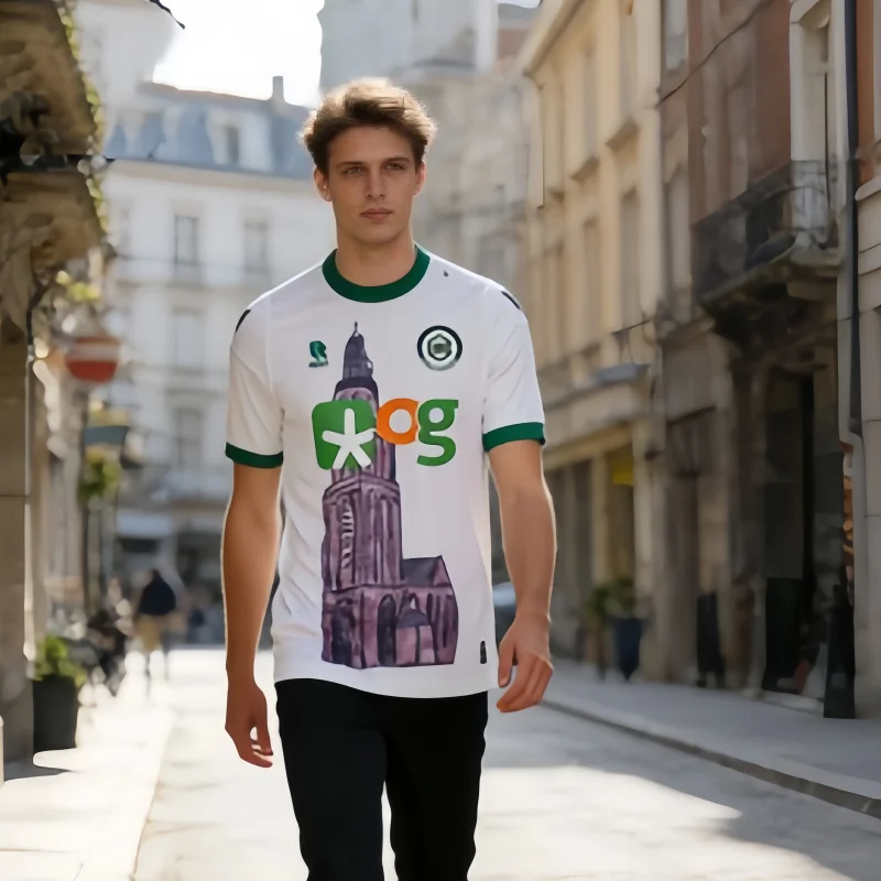 

Спортивная футболка с коротким рукавом FC Groningen, футболки для национальной сборной, дышащие футболки для всей семьи, детские футболки, 26 новых мужских и женских футболок