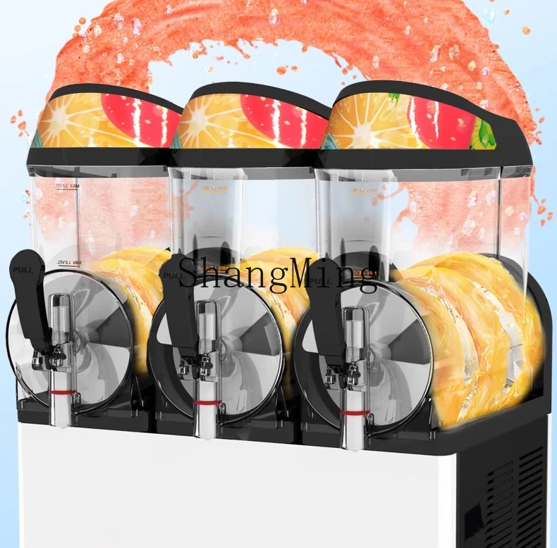 ZYY three-cylinder snow melting machine XC336 automatic smoothie machine cold drink juice snow beverage machine