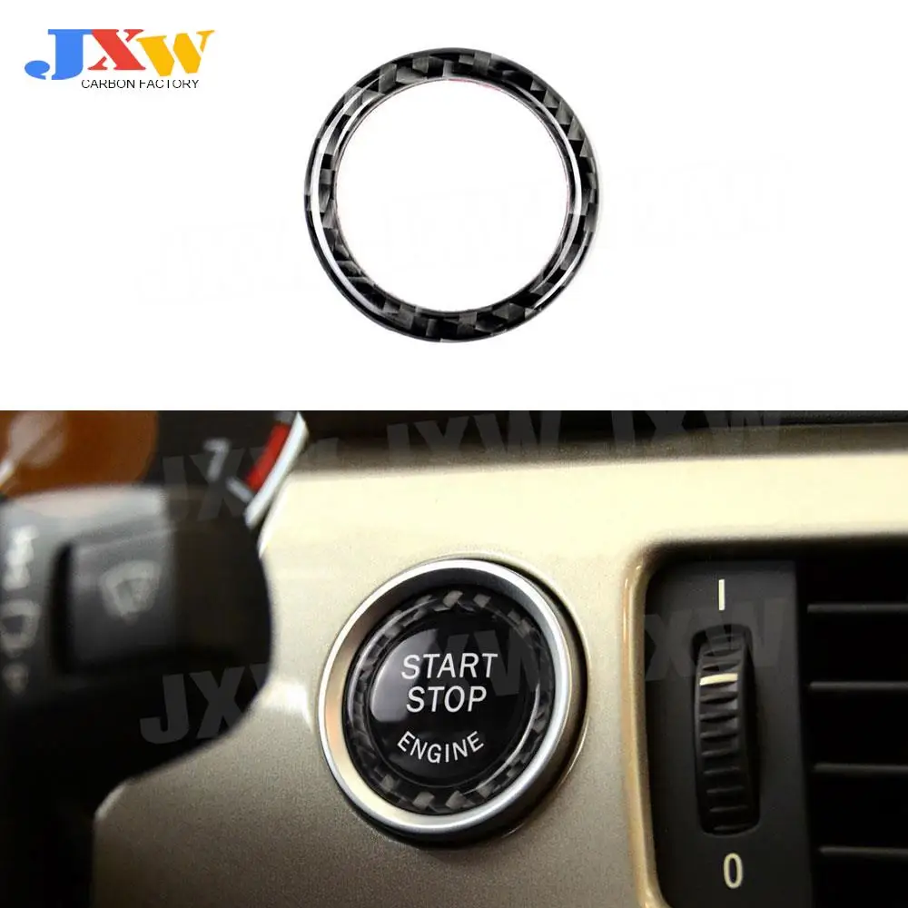 

Carbon Fiber Car Engine Start Stop Button Ring Trim Frame For BMW 3 Series E90 E92 E93 E89 Z4 2009-2012 Car Accessories