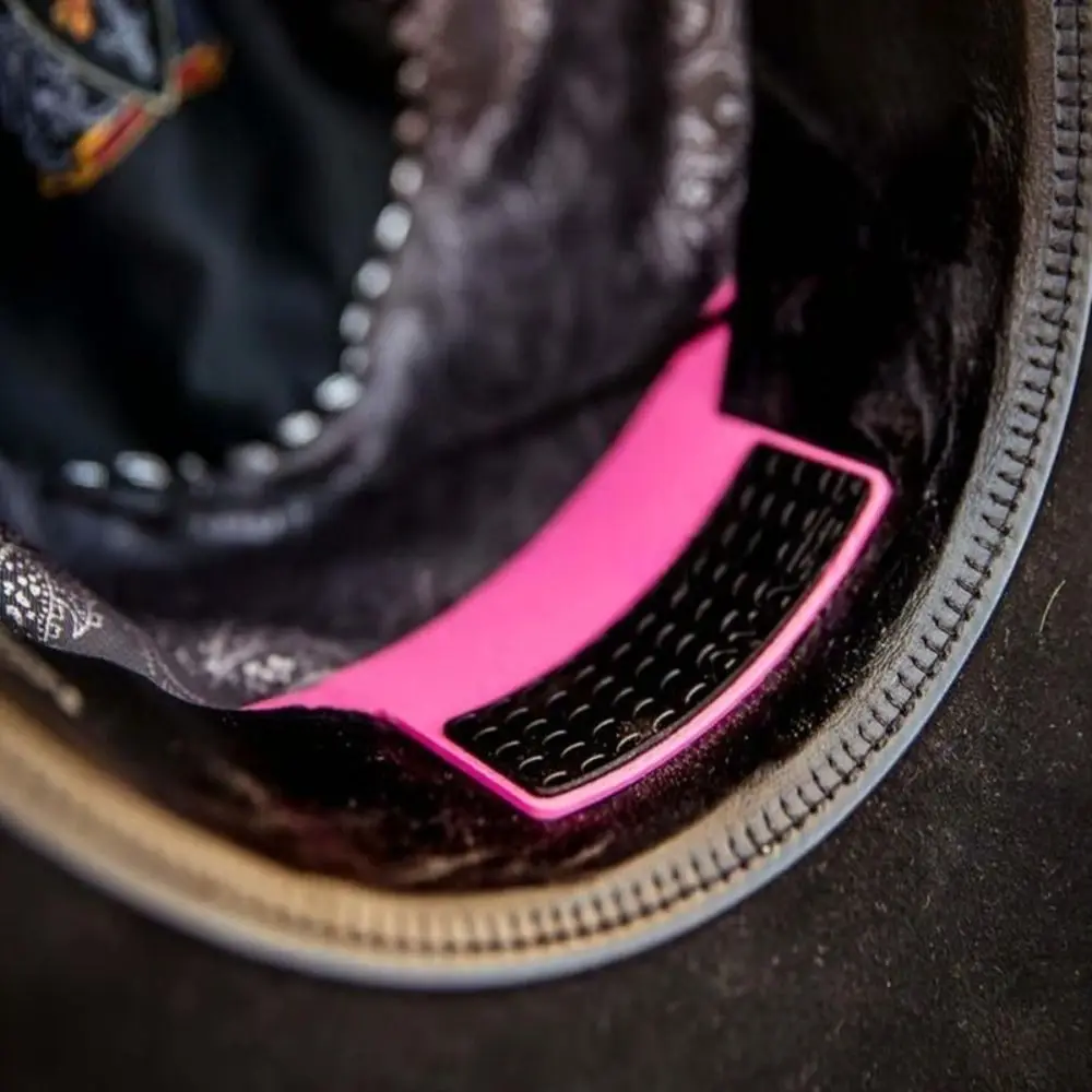 Moda cor sólida chapéu de cowboy cinch destacável com cordão chapéu corda chaveiro chapéu cinta ao ar livre