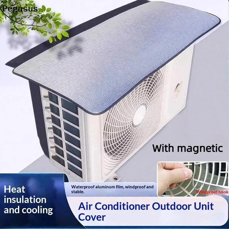 [S]Air Conditioner Cover Outdoor Energy Saving Rainproof Cover Air Conditioner Washing Dust Prevent Sun Exposure AC Cleaning Ba