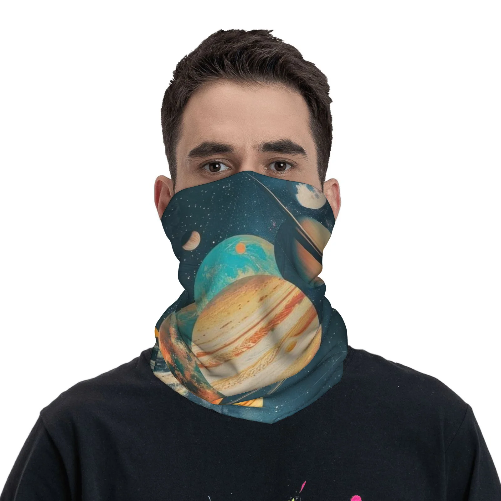 

Настраиваемые гетры унисекс с рисунком космических планет — мягкие, дышащие и защита от ультрафиолета — идеально подходят для езды на велосипеде, пеших прогулок и многого другого