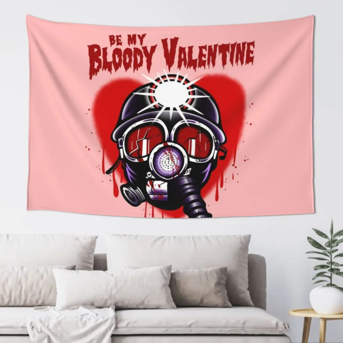 

Blood Valentine Tapestry Aesthetics For Room Christmas Decoration Decoration Room Tapestry