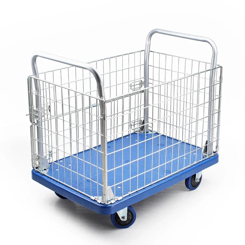 Fenced small carts for transporting goods, logistics cages, guardrails, warehouse fences, and turnover vehicles