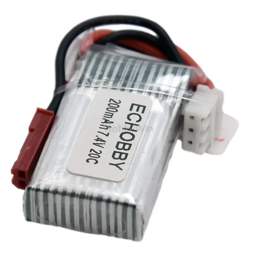 2S 7.4V 200mAh 20C LiPO Battery JST plug for mini RC helicopter Quadcopter Racing FPV Drone