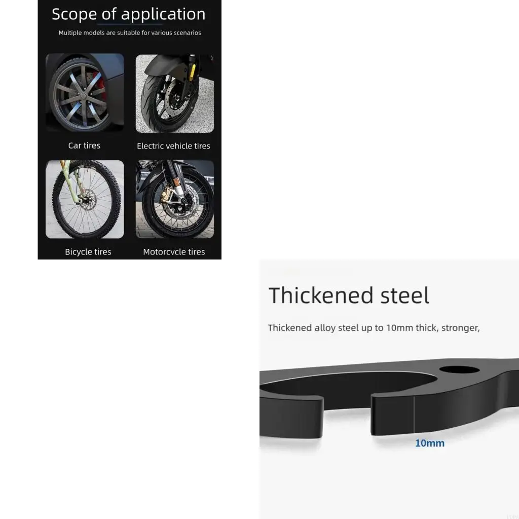 

Professional AntiSlip Tire Bead Clamp Removal Tool With Ergonomic Handle For Motorcycles Bicycles And Small Vehicles