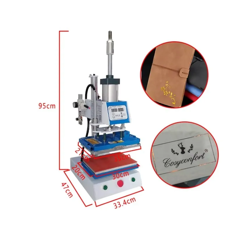 220V 20x30cm Gold Foil Flatbed Printer Stamping Machine for Teabag Package Bag Mini Heat Press Machine New