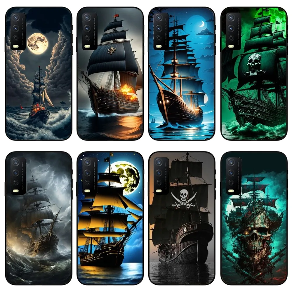 Pirate Corsair Mobile Cell Phone Case for VIVO Y95 Y93 Y31 Y20 V19 V17 V15 Pro X60 NEX Black Soft Phone Cover Funda